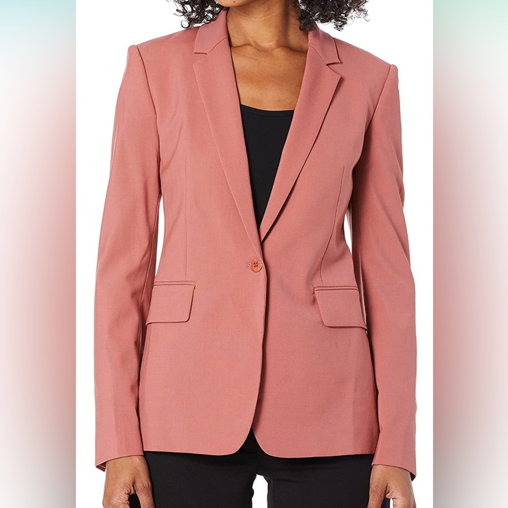 Theory pink russet essential jacket